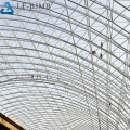 Prefabricated Steel Space Frame Coal Storage Arch Grid Roof Structure